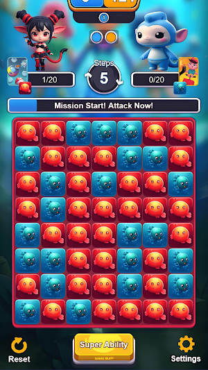 Abyss Clash: Puzzle Showdown Screenshot 1