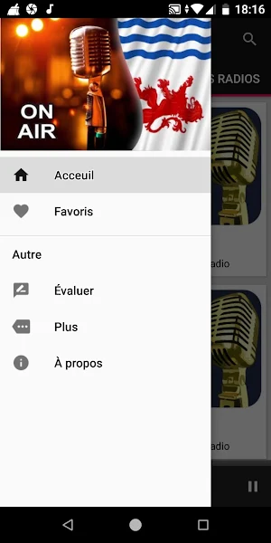 Stations Radio de Nouvelle-Aqu Screenshot 2