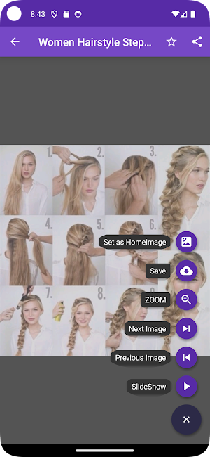 Women Hairstyle Step By Step Screenshot 1