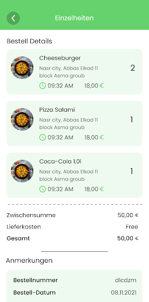 Bestellhalal - Fahrerapp Screenshot 3