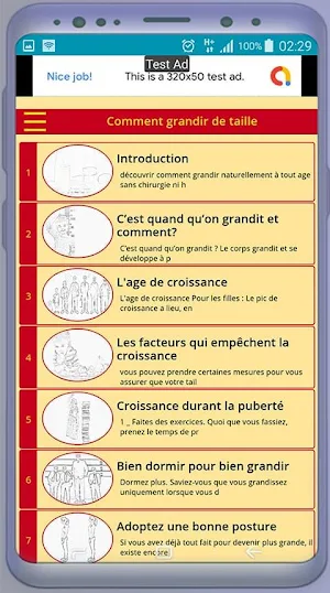 Comment grandir de taille Screenshot 0