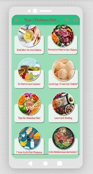 Type 2 Diabetes Diet Plan Screenshot 1