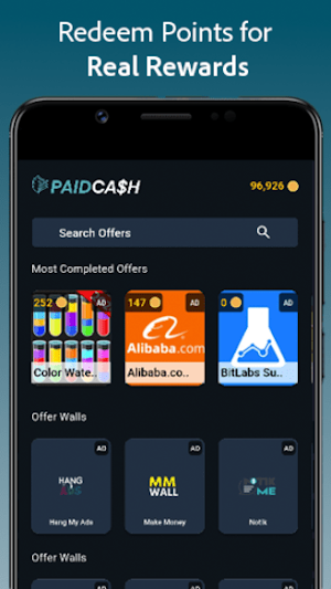 Paidcash: Cash & Crypto Reward Screenshot 0
