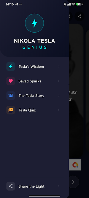 Nikola Tesla Quotes Screenshot 2