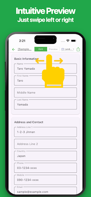 Simple Resume Screenshot 3