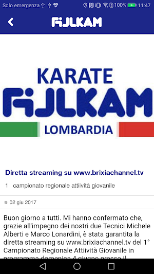 Karate Fijlkam Lombardia Screenshot 2