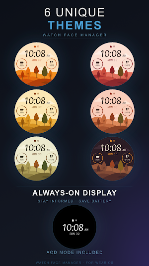 Amber Ridge Watch Face Screenshot 1