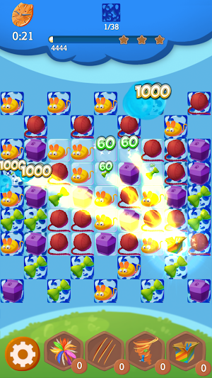Super Cat Games: Match 3 Screenshot 0