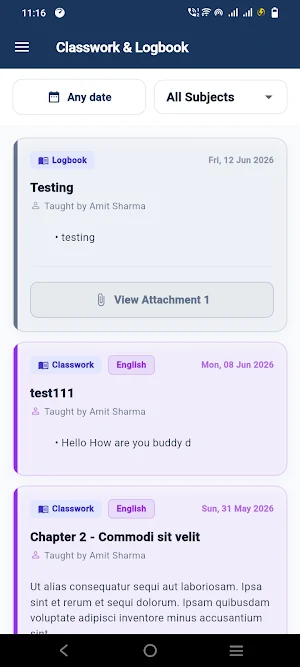 MPITI Parent App Screenshot 1