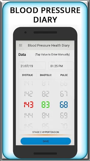 Instant Blood Pressure Checker - BP Tracker BP Log Screenshot 0