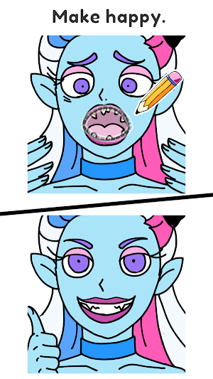 Draw Happy Monster : Fun Game Screenshot 1