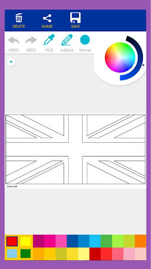 European Flags Coloring Book Screenshot 3