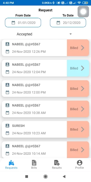 Phlebo App Screenshot 2