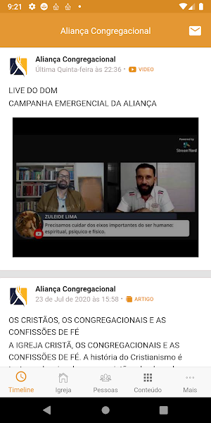 Aliança Congregacional Screenshot 1