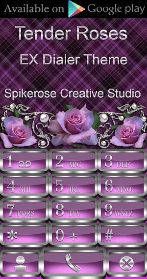 Tender Roses Go Keyboard theme Screenshot 2