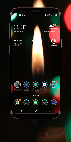 Candle Light Wallpaper Screenshot 2