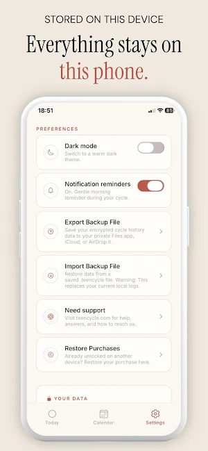 Teen Cycle: Period Tracker Screenshot 3