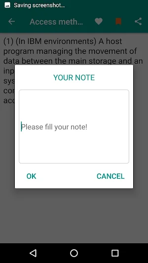 Telecommunications Dictionary Screenshot 3
