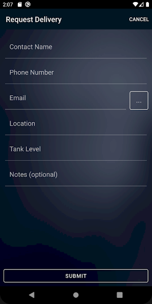 Rural Gas Demo App Screenshot 2