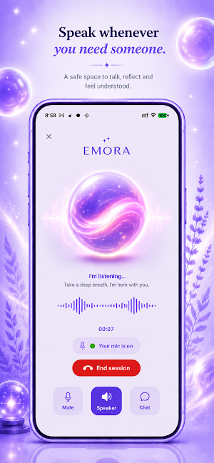 EMORA: Emotional Wellness Screenshot 2