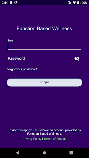 Function Based Wellness Screenshot 1