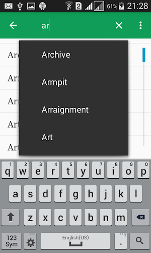 Journalism Dictionary Offline Screenshot 1