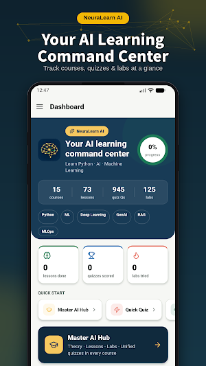 NeuraLearn AI: ML & GenAI Screenshot 0