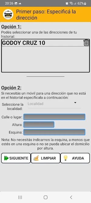 Unitaxi San Martín Mendoza Screenshot 1
