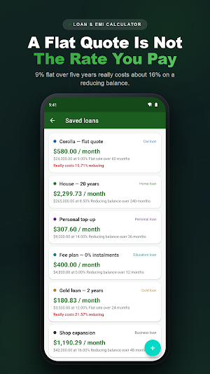 Loan & EMI Calculator Screenshot 0