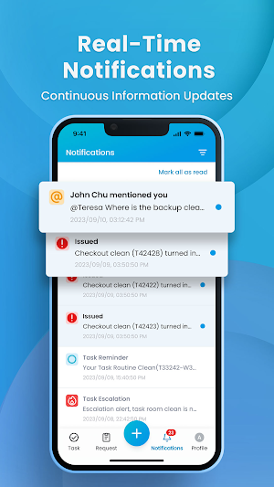 Aiello TMS Staff App Screenshot 2