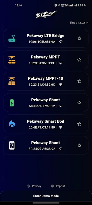 Pekaway Blue Screenshot 0