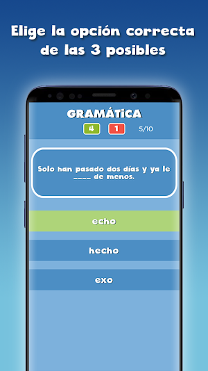 Guess the correct word in Spanish free Screenshot 1