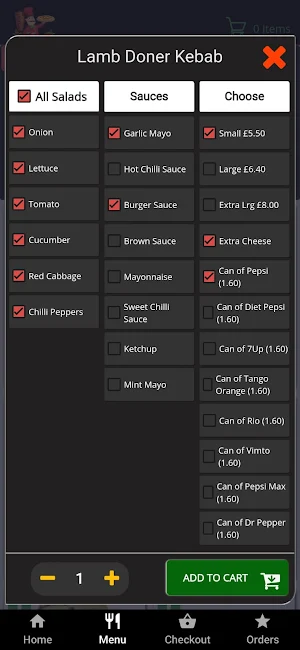 Amore Pizza Kebab Leominster Screenshot 1