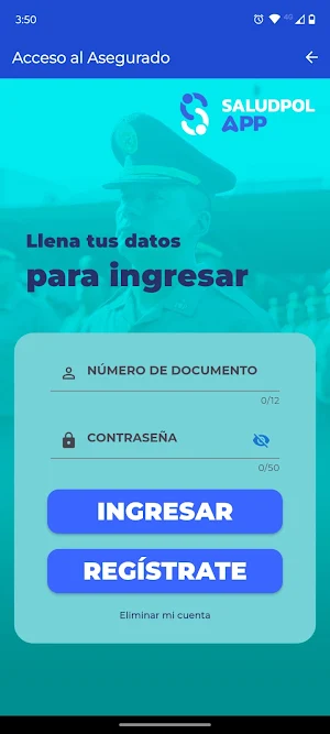 Saludpol App Screenshot 1