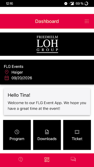 FLG Event App Screenshot 3