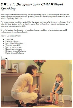 How to Discipline Children Screenshot 3