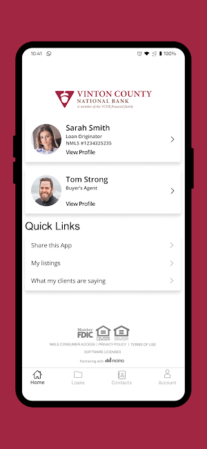 VCNB Mortgage Screenshot 0