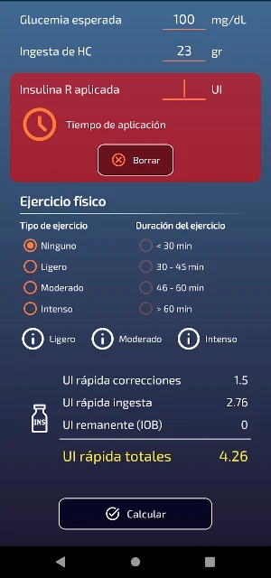 Insulina Fácil Pro Screenshot 1