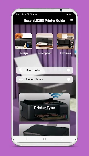 Epson L3250 Printer Guide Screenshot 0