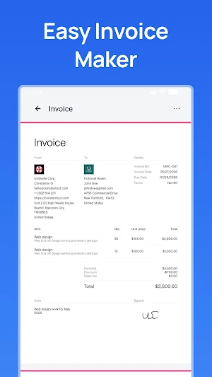 Invoice Generator: Easy Maker Screenshot 0