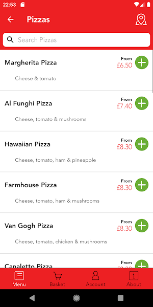 Pino Pizza Screenshot 2