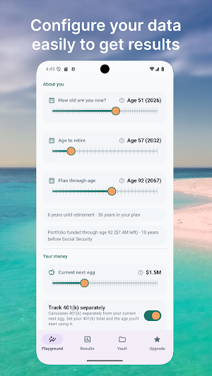 Retirement Savings Calculator Screenshot 1