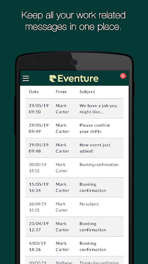 Eventure Staffing Screenshot 3