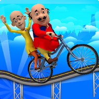 Motu Patlu Cartoon Hills Biking Game