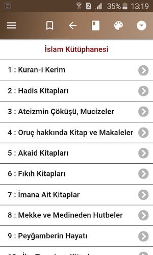 Islam Kütüphanesi Screenshot 0