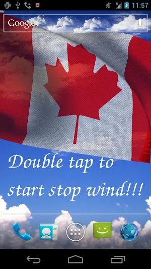 Canada Flag Live Wallpaper Screenshot 0