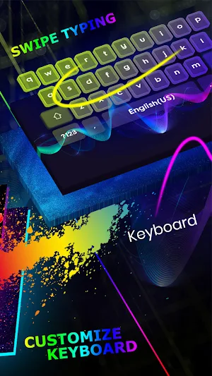 LED Colorful Keyboard - RGB & Neon Keyboard Colors Screenshot 3