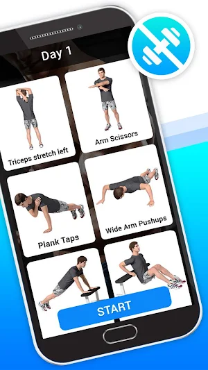Workout for Men at Home, Weight Loss in 30 Days Screenshot 2