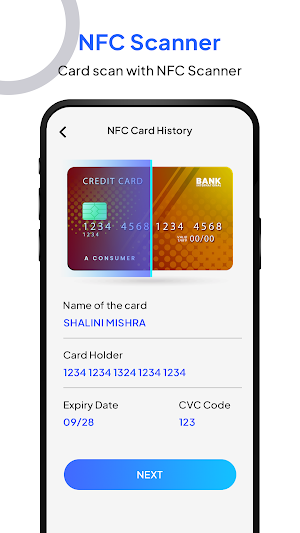 NFC : Credit Card Reader Screenshot 2