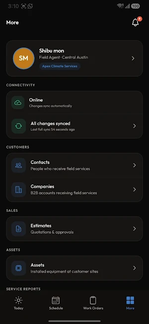 FieldServe Pro Screenshot 3